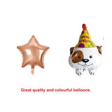 Multicolour Happy Birthday Party Foil Balloons Banner with Additional Props Balloons (Multicolor, 21 Pieces)