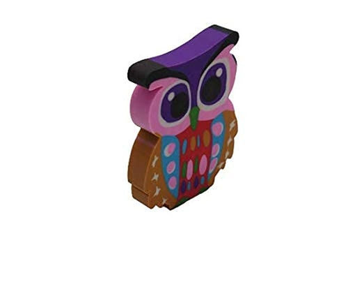 Owl Colorful Erasers Stationery for Kids Boys and Girls Bulk Birthday Return Gifts