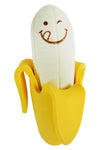Cute 3D Banana Shape Emoji face Colorful Erasers for Children Party Favors|Games Prizes (Pack of 1)