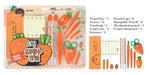 Stationary Set for Kids - Carrot Stationary Set for Kids, Return Gifts for Kids, Stationary Kit Set for Girls/Birthday Gift, Stationery Items