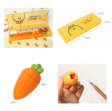 Stationary Set for Kids - Carrot Stationary Set for Kids, Return Gifts for Kids, Stationary Kit Set for Girls/Birthday Gift, Stationery Items