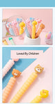 Mechanical Silicone Body Pencil With Beautiful Pushing Top For Kids To Learn With Fun And Play (Pack Of 1)- Assorted Animals and Color